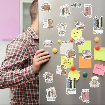 1 комплект мультяшных магнитов на холодильник, водонепроницаемый ПВХ, микроволновая печь, доска, школьный шкафчик, холодильник, магнит, домашний офис, кухня, украшение A