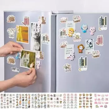 1 комплект мультяшный магнит на холодильник водонепроницаемый ПВХ микроволновая печь доска школьный шкафчик магнит на холодильник домашний A