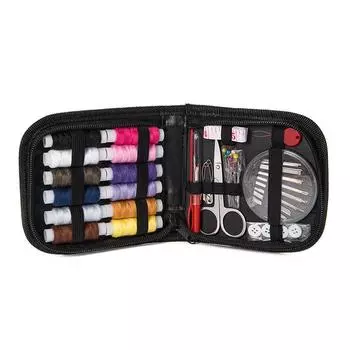1 комплект, набор игольной нити, маленькая портативная коробка с игольной нитью, набор игл и ниток для домашнего ручного шитья, швейные инструменты, игла и нить