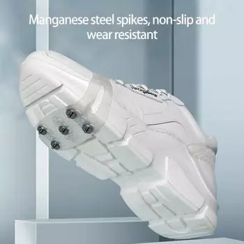 1 комплект надежной обуви, кошки для льда, антиокислительные, полезные, эластичные, противоскользящие с 5 зубьями для скалолазания на открытом воздухе C