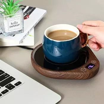 1 комплект, надежный нагрев, равномерный 2-12 ч, подставка для чашки, подогреватель чашки, подогреватель кофейной кружки, поднос с таймером для кухни UK Plug чёрный