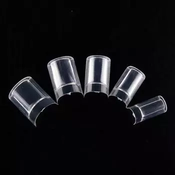 1 комплект накладных наклеек для ногтей, прозрачные впрыски воды из АБС-пластика, модные искусственные кончики ногтей