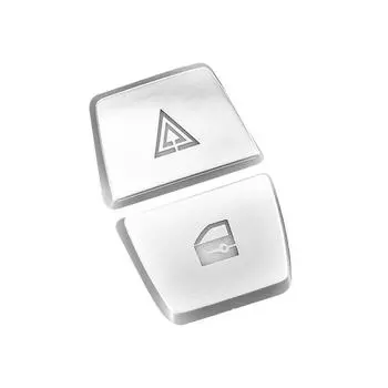 1 комплект накладок на кнопки аварийной сигнализации для BMW