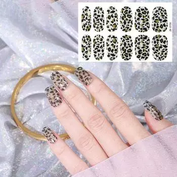 1 комплект наклеек для ногтей, ультратонкие самоклеящиеся водонепроницаемые, сильной липкости, легко наносятся, декоративный очаровательный маникюр B