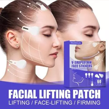 1 комплект, наклейка для похудения лица, компактный минималистичный универсальный полезный пластырь для удаления двойного подбородка для женщин Sets