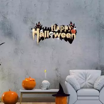 1 комплект, наклейка с алмазной живописью на Хэллоуин, изысканная красочная наклейка со стразами, набор для рукоделия, украшение стены «сделай сам» Sets