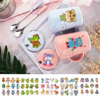 1 комплект наклейки с алмазной живописью забавные универсальные мультяшные ремесла DIY набор для алмазной живописи C