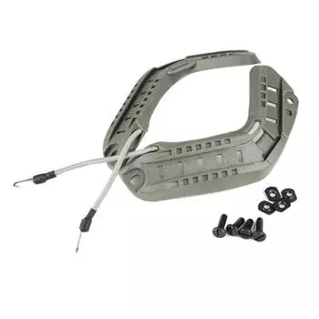 1 комплект, направляющая для крепления на боковой направляющей шлема, адаптер для держателя камеры, быстрые шлемы, уличные аксессуары, инструменты