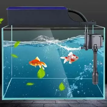 1 комплект насоса для аквариума с длительным сроком службы Легко чистить Удобный фильтр-насос для аквариума 3 в 1 6W