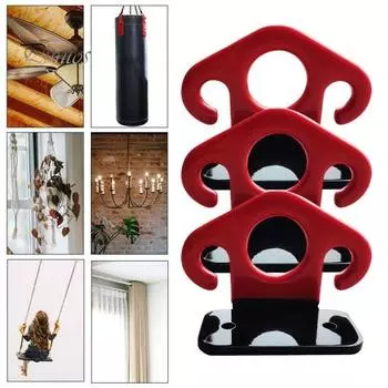 1 комплект настенного крючка с винтом для тяжелых условий работы в домашнем тренажерном зале для тренировок на воздухе, йоги, силовой тренировки, ремень для веса тела, потолочный настенный монтаж Sets