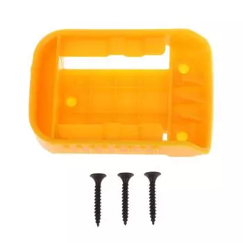 1 комплект настенных креплений для хранения, подставка, вешалка для дисплея, док-станция, пряжка для ремня для аккумулятора Dewalt 18 В 20 В 60 В, желтый