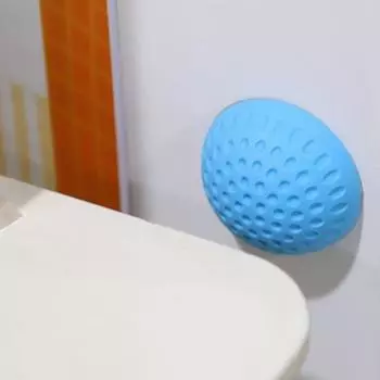 1 комплект, настенный бампер, подушка для предотвращения столкновений, пробка для дверной ручки холодильника, дизайн для гольфа, дверные буферы для дома белый