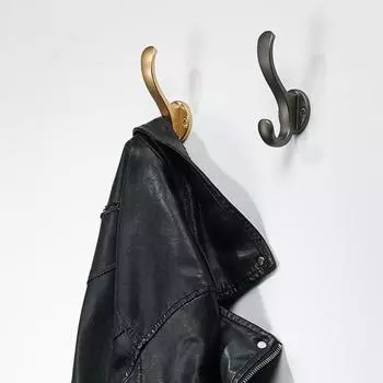 1 комплект, настенный крючок, одноцветные, хозяйственные принадлежности, нескользящий, нержавеющий крючок для ванной комнаты, отлично сохраняет порядок, предотвращает падение