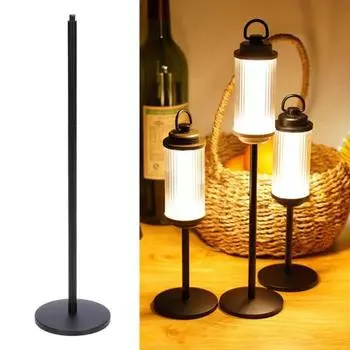 1 комплект настольного светильника, регулируемый по высоте, резьба 1/4, многоцелевой алюминиевый сплав, сверхмощная лампа, подставка для фонаря, принадлежности для кемпинга S