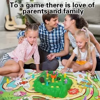 1 комплект настольной игры-ловушки для детей-кроликов для 3D-интерактивной многопользовательской веселой экшн-игры-гонки