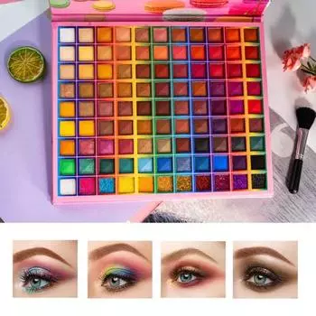 1 комплект не слеживающихся теней для век, блестящие тени для макияжа, безопасные высокопигментированные