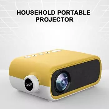 1 комплект небольшого проектора с ручной фокусировкой, низкий уровень шума, компактный размер, широкий выбор интерфейсов