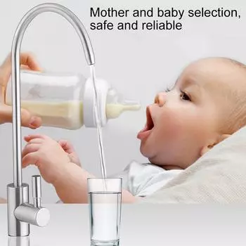 1 комплект очистителя Gooseneck Reverse Osmosis Sink Faucet Kitchen 304 нержавеющая сталь Фильтр для воды Система фильтрации воды