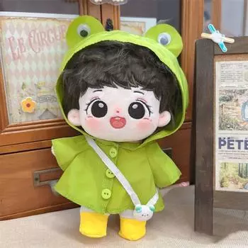 1 комплект одежды для 20 см хлопковой куклы, одежда без атрибутов для кукол, 20 см, кукла-идол из хлопка style 10