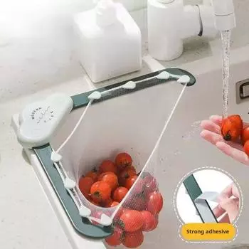 1 комплект, одноразовый мусорный фильтр, сильная нагрузка, высокая устойчивость, стойка из нержавеющей стали, отдельная раковина, прочная сетка для хранения мусора, предотвращающая серый