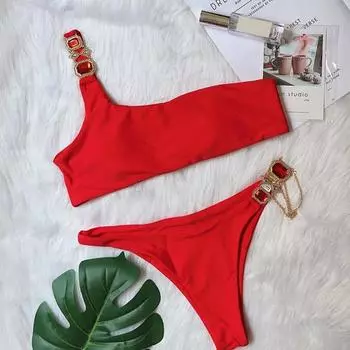 1 комплект, отличный купальный костюм, супер мягкий, удобный, 6 цветов, женский однотонный бюстгальтер-бикини, трусы, пляжная одежда для женщин M чёрный