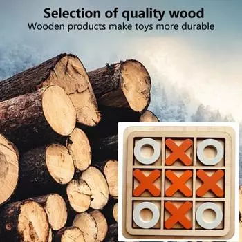 1 комплект OX шахматная игра для развития мозга, интеллектуальное развитие, дерево, забавное логическое мышление, крестики-нолики, товары для отдыха