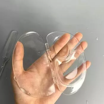 1 комплект, палитра для макияжа, прозрачная палитра для жидкой основы, палитра для пальцев, дизайн, палитра для макияжа, набор шпателей, инструмент для красоты Sets