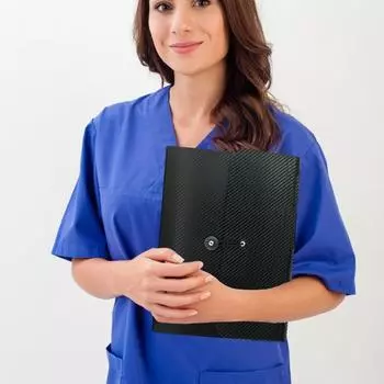 1 комплект папок для файлов с несколькими отделениями, портативный органайзер для квитанций и наклеек для документов для классной комнаты, домашнего офиса L прозрачный