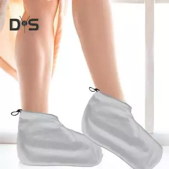 1 комплект парафиновых перчаток, ботиночек, регулируемых по высоте, переносных, для ванны с воском, варежки, зимние, термальные, для спа, варежки для ног из парафина B розовый