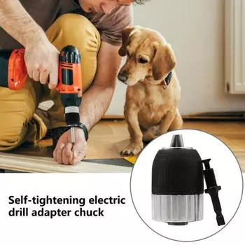 1 комплект патрона для электрической дрели, диапазон зажима 2-13 мм, самоконтрящийся патрон для дрели с шестигранным стержнем, товары для дома
