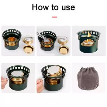 1 комплект печи 103*85*80 мм/4,1*3,3*3,1 дюйма алюминиевый сплав+латунь зелёный