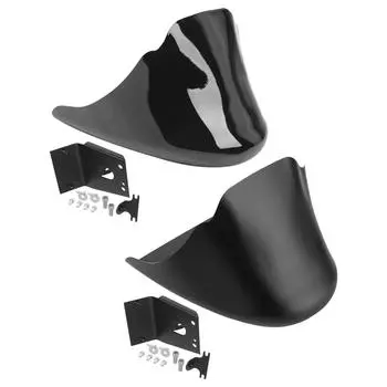 1 комплект переднего нижнего спойлера, брызговика, воздухозаборника, подбородочного обтекателя, черного цвета для Harley Sportster 1200 883 Iron 883 1200 XL1200X 2004-2020