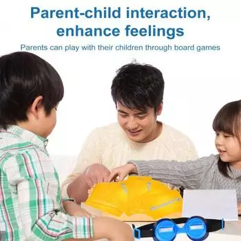 1 комплект перевернутой игры-вызова, креативная настольная игра с очками для домашних вечеринок, фестивалей, улицы Sets