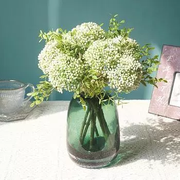 1 комплект пластиковых поддельных фруктовых растений, привлекательные красивые центральные части стола, имитация белый