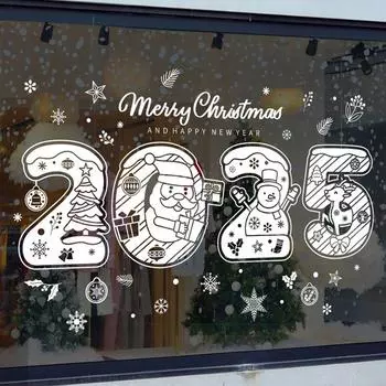 1 комплект пленок для окон в виде снежинок высокого разрешения для рождественского украшения дома зимой