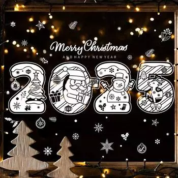 1 комплект пленок для окон в виде снежинок высокого разрешения для рождественского украшения дома зимой