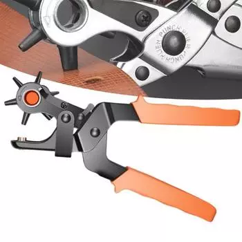 1 комплект плоскогубцев для дырокола, многоцелевой вращающийся ремень высокой твердости для одежды, искусственная кожа A