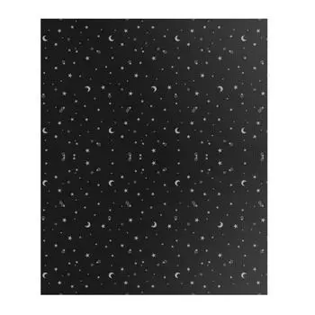 1 комплект, плотные шторы со звездой и луной, дорожные шторы для окон, портативный съемный светильник без сверла, УФ-блок, оконная крышка для гостиной, спальни чёрный