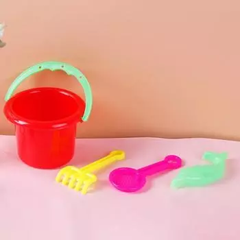 1 комплект пляжных игрушек большой емкости герметичный простой в использовании милый набор для песка лопатка совочек для детей