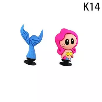 1 комплект поддельных мультяшных китайских драконов из ПВХ с отверстиями для обуви, сделай сам, забавные аксессуары для обуви, украшения в виде крокодиловой змеи, пряжка, подарок as the picture