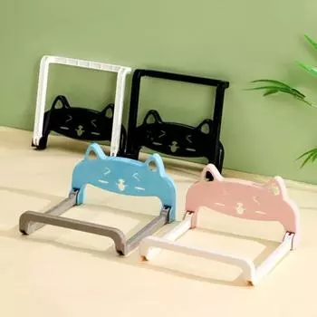 1 комплект подставки для умывальника с хорошей несущей способностью, легкий доступ, не оставляющий следов, без проколов, складная подставка для умывальника для животных, принадлежности для ванной комнаты розовый