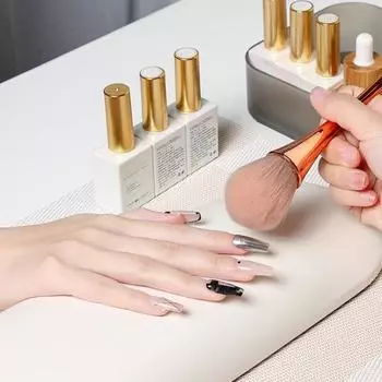 1 комплект подставок для ногтей, высокая устойчивость, удерживающие руки, легкая подушка для ногтей, поддерживающаяся серый