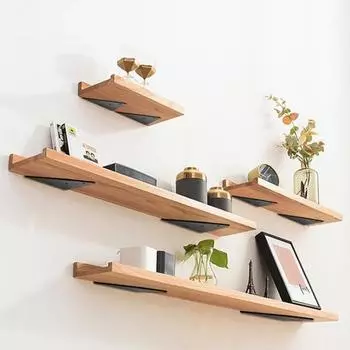 1 комплект полезных простых в установке компактных скрытых кронштейнов для полок, угловых креплений для шкафа S чёрный