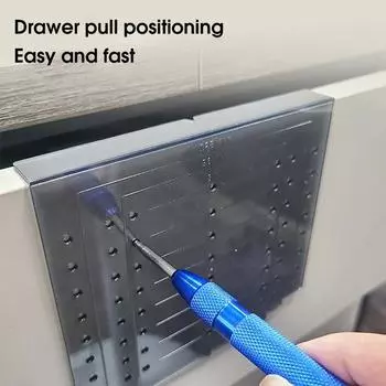 1 комплект полезных шаблонов для сверления дверей, инструмент для быстрой маркировки пробойника для шкафа, инструмента для установки мебели