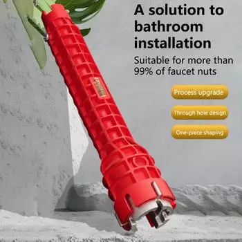 1 комплект полезных удобных ручек, экономящих труд, гаечных ключей для раковины, установщиков кранов, гаечных ключей для ванной комнаты 1