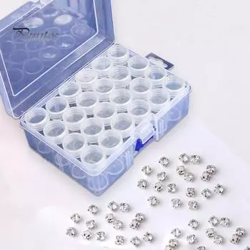 1 комплект, полипропиленовый ящик для хранения алмазной живописи широкого применения, портативный ящик для хранения ногтей с защитой от царапин, инструмент для рукоделия 2