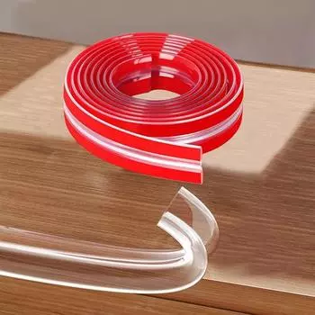 1 комплект, полоска для бампера, прозрачные силиконовые защитные уголки для мебели, детский защитный край, защитный бампер для дома A