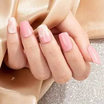 1 комплект полуотвержденных гелевых полосок для ногтей с пилочкой для подготовки ногтей, деревянная палочка, самоклеящаяся долговечная глянцевая УФ/светодиодная лампа для ногтей, наклейка с полным лаком для ногтей H