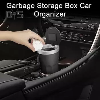 1 комплект, портативный автомобильный органайзер для мусора, нажимной чехол, удобный автомобильный ящик для хранения мусора, разное чёрный