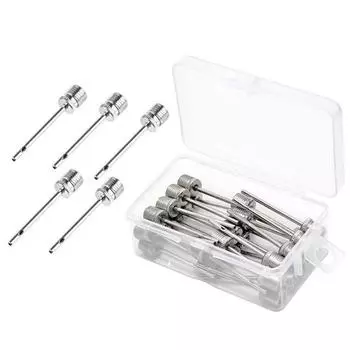 1 комплект портативный компактный надувной насос с резьбой и игольчатым штифтом, воздушный надувной насос для баскетбола